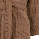 Accappatoio con Cappuccio Trussardi Overlogo Moderno in Spugna