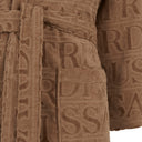Accappatoio con Cappuccio Trussardi Overlogo Moderno in Spugna