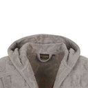 Accappatoio con Cappuccio Trussardi Overlogo Moderno in Spugna