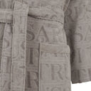 Accappatoio con Cappuccio Trussardi Overlogo Moderno in Spugna