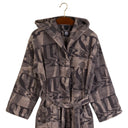 Accappatoio con Cappuccio Diesel New-liquid-logo Moderno in Cotone