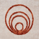 Telo Bagno Carrara Bronze circles Moderno in Spugna
