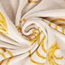 Telo Bagno Carrara Gold circles Moderno in Spugna