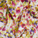 Completo Lenzuola Emporium Violetta Floreale in Raso di cotone