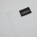 Asciugamano con Ospite Carrara Fyber Stripes Tinta Unita in Spugna