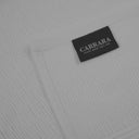 Telo Bagno Carrara Fyber Stripes Tinta Unita in Cotone