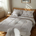 Completo Lenzuola Carrara Paper Moderno in Percalle