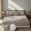 Copripiumino con federe Carrara Storm Moderno in Percalle