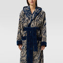 Accappatoio con Cappuccio Philipp Plein Script Moderno in Spugna