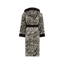 Accappatoio con Cappuccio Philipp Plein Script Moderno in Spugna