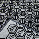 Telo Bagno Philipp Plein Pattern Moderno in Spugna