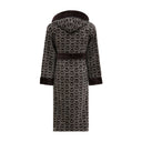 Accappatoio con Cappuccio Philipp Plein Pattern Moderno in Spugna