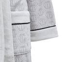 Accappatoio con Cappuccio Philipp Plein Pattern Moderno in Spugna