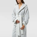 Accappatoio con Cappuccio Philipp Plein Pattern Moderno in Spugna