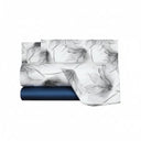 Completo Lenzuola Mirabello Abstract flower Floreale in Raso di cotone