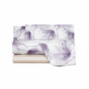 Completo Lenzuola Mirabello Abstract flower Floreale in Raso di cotone