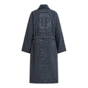 Accappatoio con Cappuccio Philipp Plein Python Moderno in Spugna