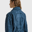 Accappatoio con Cappuccio Philipp Plein Python Moderno in Spugna