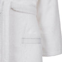 Accappatoio con Cappuccio Trussardi Ribbon Tinta Unita in Cotone