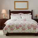 Completo Copripiumino Emporium La-vie-en-rose Floreale in Percalle