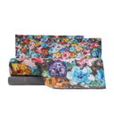 Completo Copripiumino Mirabello Painted garden Floreale in Raso di cotone