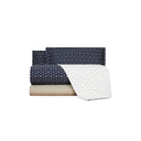 Completo Copripiumino Trussardi Bowtie Geometrico in Raso di cotone