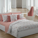 Completo Lenzuola Bellora Light flowers Floreale in Percalle