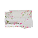 Completo Lenzuola Emporium Fuchsia Floreale in Percalle