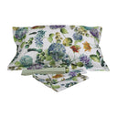 Completo Lenzuola Mirabello Hydrangea-jungle Floreale in Percalle
