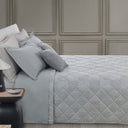 Copriletto Primaverile Trussardi Rombhus Geometrico in Raso Jacquard