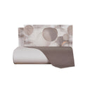 Copripiumino con federe Carrara Storm Moderno in Percalle