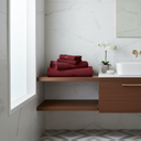 Telo Bagno Carrara Fyber New Fyber Tinta Unita in Spugna