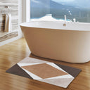 Tappeto bagno Carrara Calgary Moderno in Cotone
