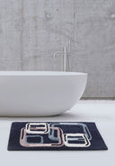 Tappeto bagno Carrara Asako Moderno in Cotone